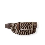 Mooie bruin met beige elastische riem NIEUW, Bruin, Verzenden, Echt leder, Riccamente