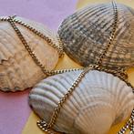 Gouden gourmet schakel ketting | 50 cm (schakelketting), Ophalen of Verzenden, Gebruikt, Overige kleuren, Goud