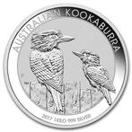 Kookaburra 1 kg 2017 (10.936 oplage), Verzenden, Losse munt, Zilver