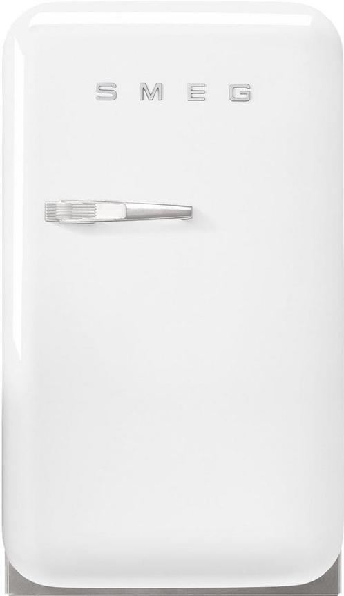 Smeg FAB5RWH6 retro jaren 50 koelkast - wit, Witgoed en Apparatuur, Koelkasten en IJskasten, Minder dan 75 liter, Energieklasse A of zuiniger