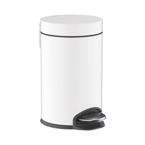 Pedaalemmer AddStoris HansGrohe 3 Liter Mat Wit, Doe-het-zelf en Verbouw, Sanitair, Bad, Nieuw, Ophalen of Verzenden