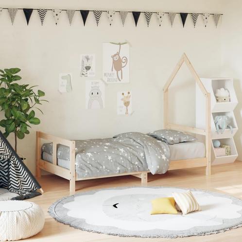 vidaXL Kinderbedframe 80x160 cm massief grenenhout, Kinderen en Baby's, Kinderkamer | Bedden, Nieuw, Verzenden