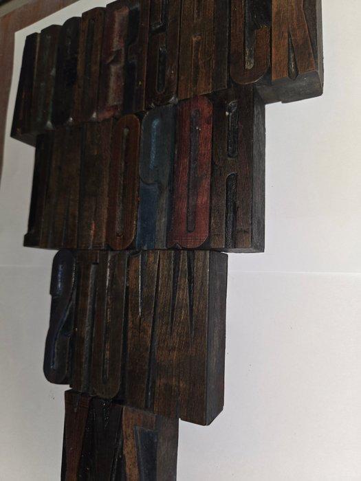 Drukblokken (26) - Frankrijk - Lettres dimprimerie 1930, Antiek en Kunst, Antiek | Wandborden en Tegels