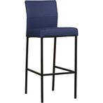 Leren barkruk Bright hoog - Toledo Kobalt (blauw) - Poten, Huis en Inrichting, Barkrukken, Nieuw, Leer, Ophalen of Verzenden, 90 cm of meer