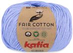 Katia Fair Cotton - 48 licht lila - Biologisch Katoengaren, Hobby en Vrije tijd, Breien en Haken, Ophalen of Verzenden, Nieuw