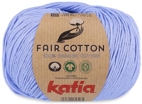 Katia Fair Cotton - 48 licht lila - Biologisch Katoengaren, Hobby en Vrije tijd, Breien en Haken, Ophalen of Verzenden