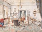 Oostenrijkse school (XIX) - Interior of an Elegant