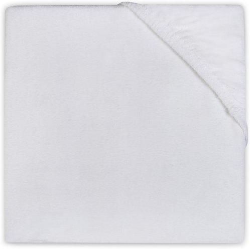Jollein molton hoeslaken junior wit 70x140cm, Huis en Inrichting, Slaapkamer | Matrassen en Bedbodems, Verzenden