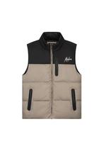 Malelions Sport Counter Bodywarmer MS1-AW23-05-164 Zwart /, Kleding | Heren, Bodywarmers, Verzenden, Nieuw, Beige