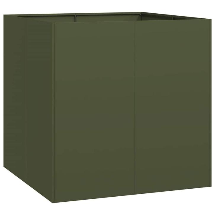 Duurzame Plantenbak Staal 80x80x80 | Gebruikt | Tuin, Tuin en Terras, Bloembakken en Plantenbakken, 60 cm of meer, 60 tot 100 cm