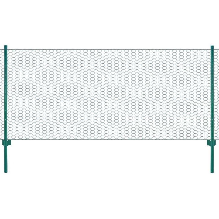 Groen Draadgaashek 25m | Tweedekansje | Tuin & Dier, Tuin en Terras, Gaas en Draad, 20 meter of meer, Gaas, Nieuw, Ophalen of Verzenden
