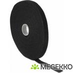 Delock 18712 Klittenband op rol L 10 m x B 13 mm zwart, Verzenden, Nieuw