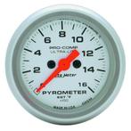 Autometer Ultra-Lite 52mm 0-1600 Deg F Electronic EGT Kit -, Ophalen of Verzenden, Nieuw