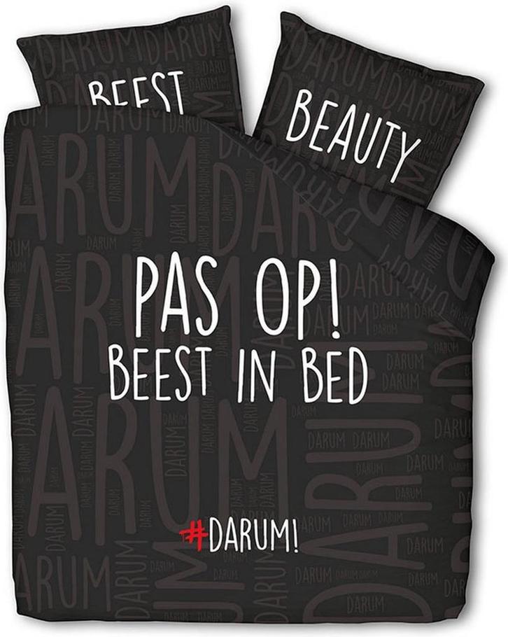 #Darum! Dekbedovertrek Set - 200x240, Huis en Inrichting, Slaapkamer | Beddengoed, Verzenden