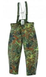 Duitse Bundeswehr regenbroek ,3-laags laminaat , Flecktarn, Verzenden, Nieuw