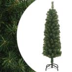 vidaXL Kunstkerstboom met standaard smal 120 cm PVC groen, Verzenden, Nieuw