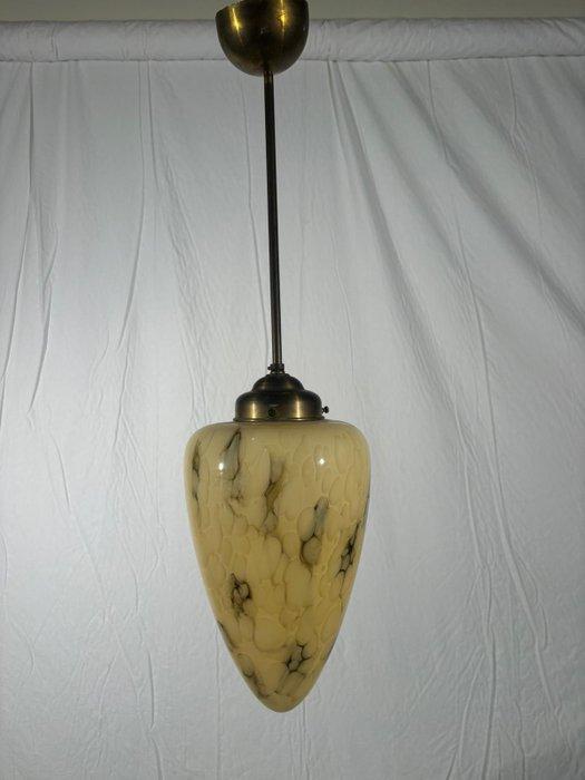 Lamp - Art Deco Jaren 20 met Opaline - Opaline glas, Antiek en Kunst, Curiosa en Brocante