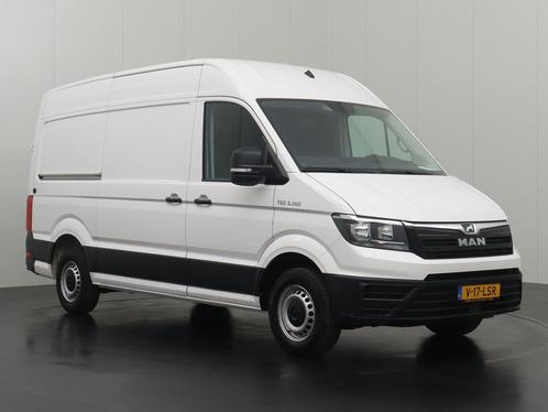 MAN TGE 2.0TDi 140PK DSG Automaat L3H3, Auto's, Bestelauto's, Lease, Overige kleuren, Automaat, Wit, MAN, Financial lease, Stof