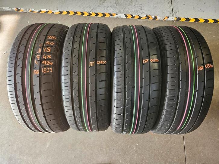 215/50/18 92W FALKEN ZOMERBANDEN 6,8/6,2MM PROFIEL 4X, Auto-onderdelen, Banden en Velgen, 18 inch, Erkend duurzaam, Zomerbanden