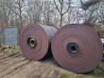 Rubber met staalinlage, 20 mm dik, rollen ±150×1,75 m, Ophalen