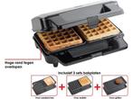 Bestron ASG90XXL - Contactgrill - 3 in 1, Verzenden, Zo goed als nieuw