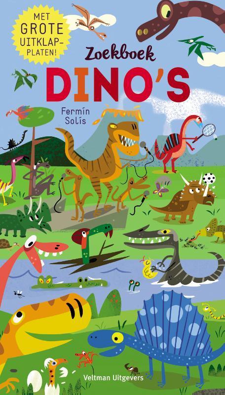 Zoekboek dinos 9789048316175 Fermín Solís, Boeken, Kinderboeken | Baby's en Peuters, Gelezen, Verzenden