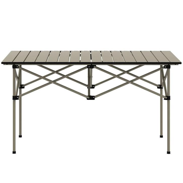 TRUUSK Campingtafel - Opklapbaar met Oprolbaar Tafelblad - X, Huis en Inrichting, Fauteuils, Nieuw, Verzenden