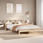 Boekenkastbed Grenenhout 120x190 | Retourdeal | 40% Korting, Eenpersoons, Bruin, Rustiek, Nieuw