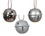 Christmas bells – kerstbelletjes zilver 25 mm doosje van 12, Hobby en Vrije tijd, Ophalen of Verzenden, Nieuw