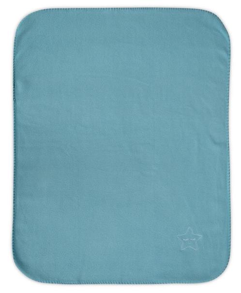 Lorelli Fleece Stone Blue Star 75x100cm Wiegdeken, Kinderen en Baby's, Autostoeltjes, Nieuw, Verzenden