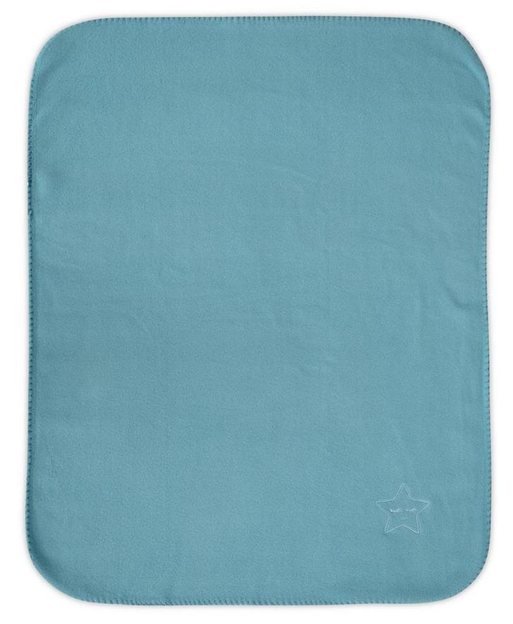 Lorelli Fleece Stone Blue Star 75x100cm Wiegdeken, Kinderen en Baby's, Autostoeltjes, Nieuw, Verzenden