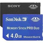 Sony Memory Stick Pro Duo 4GB MagicGate Zwart (Sony PSP), Spelcomputers en Games, Spelcomputers | Sony PSP, Ophalen of Verzenden