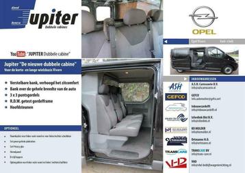 OPEL VIVARO Dubbele Cabine inbouw ACTIE'S beschikbaar voor biedingen