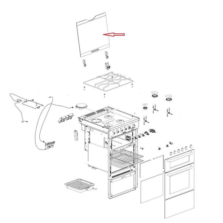 Thetford Fornuis Glasplaat Aspire, Caravans en Kamperen, Camper-accessoires, Nieuw, Ophalen of Verzenden