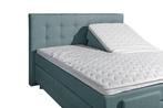 Mörgenn Elektrische Boxspring Nauplion Blauw - 90x200 cm, Verzenden, Nieuw, Blauw, Modern