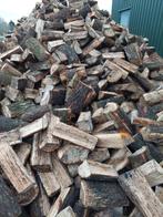 Half droog Eiken haardhout., 6 m³ of meer, Eikenhout, Blokken