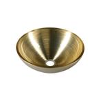 Waskom Sapho Murano Rond 40x14 cm Glas Goud, Doe-het-zelf en Verbouw, Sanitair, Ophalen of Verzenden, Nieuw, Overige typen