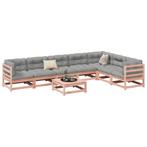 vidaXL 8-delige Loungeset met kussens massief douglas, Verzenden, Nieuw, Loungeset