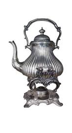 Theepot - Tin - Théière Shaw & Fischer, Antiek en Kunst