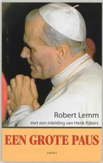Een grote paus 9789059114180 Robert Lemm, Boeken, Verzenden, Gelezen, Robert Lemm