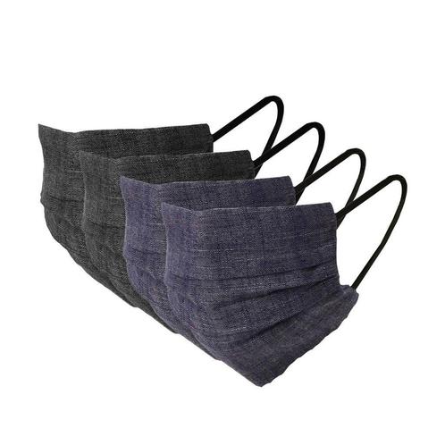mondkapje anytime unisex set van 4 blauw/zwart, Sieraden, Tassen en Uiterlijk, Uiterlijk | Lichaamsverzorging, Nieuw, Verzenden