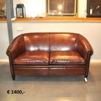 Schapenleren banken en fauteuils, Huis en Inrichting, Zo goed als nieuw, Leer