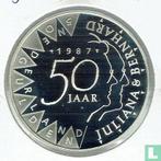 Nederland 50 gulden 1987 (PROOF) 50-jarig huwelijksjubil..., Postzegels en Munten, Munten | Nederland, Verzenden, Overige waardes