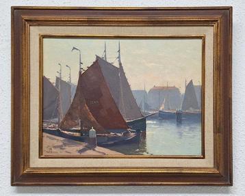 Henk Dekker (1897-1974) - Binnenhaven van Scheveningen beschikbaar voor biedingen