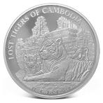 Cambodja. 5 x 2025 1 oz 3000 Riels Cambodia Silver Lost