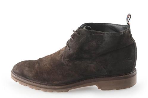 Floris van Bommel Veterboots in maat 43 Zwart | 10% extra, Kleding | Heren, Schoenen, Zwart, Gedragen, Boots, Verzenden