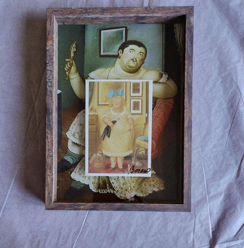 Fernando Botero (1932-2023). - The Old Maid, artcard, Antiek en Kunst, Antiek | Overige Antiek
