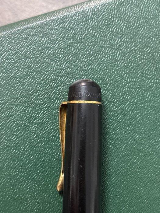Pelikan - vintage 100N prewar short cap black grey marble -, Verzamelen, Pennenverzamelingen