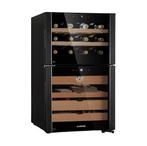 El Dorado 108 humidor & wijnkoelkast Klarstein, Zonder vriesvak, Minder dan 85 cm, 100 tot 150 liter, Refurbished