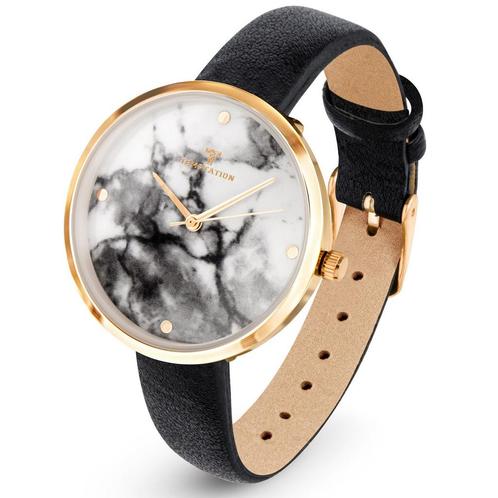 Temptation Dames horloge met kunstleer band, waterdicht, Sieraden, Tassen en Uiterlijk, Horloges | Heren